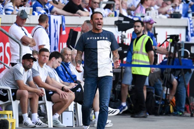 Coach Dietmar Hirsch, MSV Duisburg, August 8, 2026, Soccer, 3rd Division, 2026–27 Season, Matchday 1, MSV Duisburg vs. SV Meppen 3–0. DFB regulations prohibit any use of photographs as image sequences and or quasi-video. Duisburg, Schauinsland Reisen Arena, North Rhine-Westphalia, Germany Team2