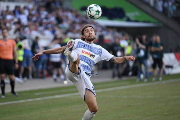 Joshua Bitter, MSV Duisburg, August 8, 2026, Soccer, 3rd Division, 2026–27 Season, Matchday 1, MSV Duisburg vs. SV Meppen 3–0. DFB regulations prohibit any use of photographs as image sequences and or quasi-video. Duisburg, Schauinsland Reisen Arena, North Rhine-Westphalia, Germany Team2