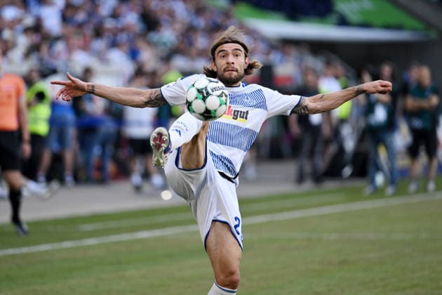 Joshua Bitter, MSV Duisburg, August 8, 2026, Soccer, 3rd Division, 2026–27 Season, Matchday 1, MSV Duisburg vs. SV Meppen 3–0. DFB regulations prohibit any use of photographs as image sequences and or quasi-video. Duisburg, Schauinsland Reisen Arena, North Rhine-Westphalia, Germany Team2