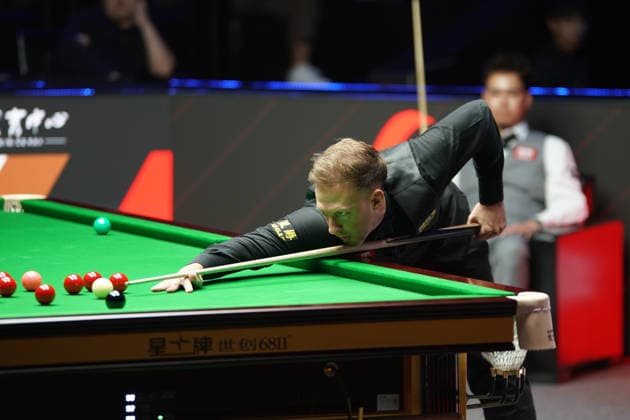 TAIYUAN, CHINA - AUGUST 09: Judd Trump of England plays a shot in the Round 1 match against Noppon Saengkham of Thailand on day 2 of the 2026 China Open (officially the 2026 Satuo China Open) at the Riverside Sports Centre on August 9, 2026 in Taiyuan, Shanxi Province of China.  Copyright: xTaixChengzhex 111658963818