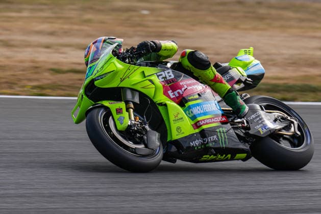 Franco Morbidelli (Italy) of the Pertamina Enduro VR46 Racing Team ( 21) during MotoGP Warm Up at Round 12 of the 2026 Qatar Airways Grand Prix of Great Britain at Silverstone Circuit, Towcester, England on the 9 August 2026.  Copyright: xDavidxHornx PMI-7310-0223
