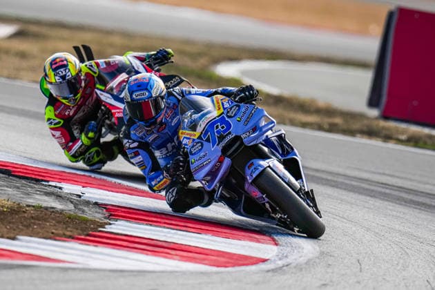 Alex Marquez (Spain) of the BK8 Gresini Racing MotoGP ( 73) during MotoGP Warm Up at Round 12 of the 2026 Qatar Airways Grand Prix of Great Britain at Silverstone Circuit, Towcester, England on the 9 August 2026.  Copyright: xDavidxHornx PMI-7310-0232