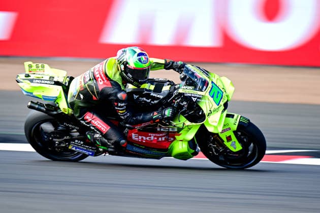 motor racing, Motorsport Moto GP Qatar Airways Grand Prix of Great Britain Pertamina Enduro VR46 Racing Team rider Franco Morbidelli (21) during the Moto GP Qatar Airways Grand Prix of Great Britain at Silverstone, Towcester, UK on 9 August 2026. Towcester Silverstone Northamptonshire UK Editorial use only , Copyright: xDennisxGoodwinx PSI-24671-0021