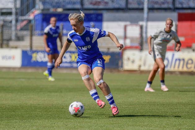 August 9, 2026, Hänsch Arena, Meppen, GER, Women s Bundesliga 2: SV Meppen vs. TSG Hoffenheim II, Lotte Masseling SV Meppen 11 DFL REGULATIONS PROHIBIT ANY USE OF PHOTOGRAPHS AS IMAGE SEQUENCES AND OR QUASI-VIDEO Meppen, Lower Saxony, Hänsch Arena