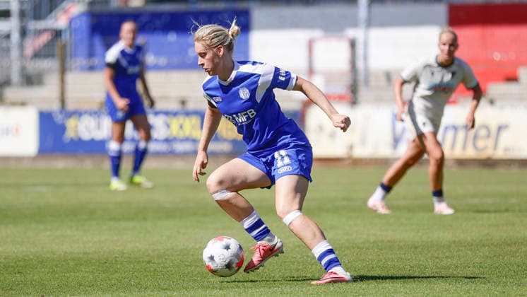 August 9, 2026, Hänsch Arena, Meppen, GER, Women s Bundesliga 2: SV Meppen vs. TSG Hoffenheim II, Lotte Masseling SV Meppen 11 DFL REGULATIONS PROHIBIT ANY USE OF PHOTOGRAPHS AS IMAGE SEQUENCES AND OR QUASI-VIDEO Meppen, Lower Saxony, Hänsch Arena