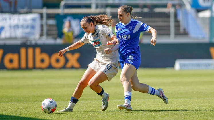 August 9, 2026, Hänsch Arena, Meppen, GER, Women s Bundesliga 2: SV Meppen vs. TSG Hoffenheim II, Lilly Bartke SV Meppen 6 DFL regulations prohibit any use of photographs as image sequences and or quasi-video. Meppen, Lower Saxony, Hänsch Arena