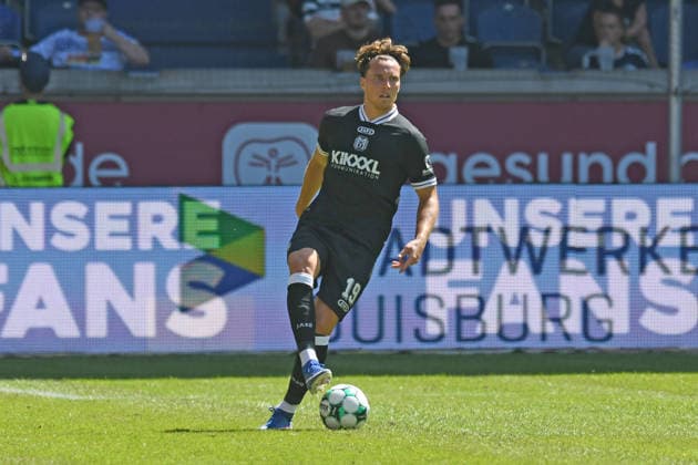 Luis Sprekelmeyer SV Meppen 1912, 19 GER, MSV Duisburg vs. SV Meppen 1912, Soccer, 3rd Division, Matchday 1, 2026–2027 Season, August 8, 2026 DFL DFB regulations prohibit any use of photographs as image sequences and or quasi-video GER, MSV Duisburg vs. SV Meppen 1912, Soccer, 3rd League, Matchday 1, 2026–2027 season, August 8, 2026, Duisburg Copyright: xEibner-Pressefoto ThomasxThienelx EP_TTL
