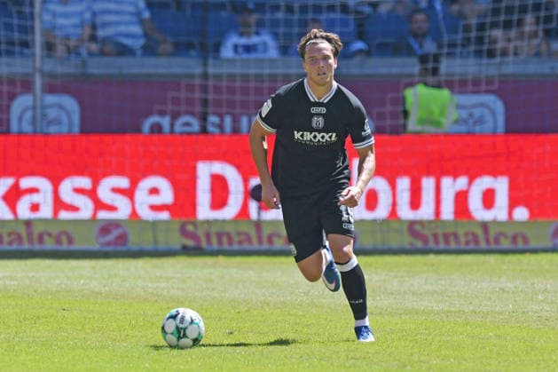 Luis Sprekelmeyer, SV Meppen 1912, 19 GER, MSV Duisburg vs. SV Meppen 1912, Soccer, 3rd Division, Matchday 1, 2026–2027 Season, August 8, 2026 DFL DFB regulations prohibit any use of photographs as image sequences and or quasi-video GER, MSV Duisburg vs. SV Meppen 1912, Soccer, 3rd League, Matchday 1, 2026–2027 season, August 8, 2026, Duisburg Copyright: xEibner-Pressefoto ThomasxThienelx EP_TTL