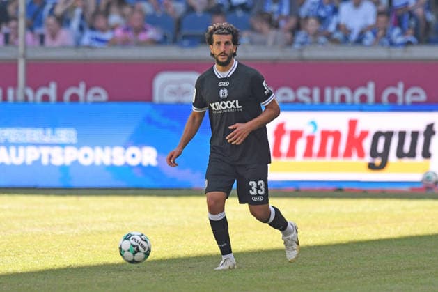 Stefan Rankic, SV Meppen 1912, 33 GER, MSV Duisburg vs. SV Meppen 1912, Soccer, 3rd Division, Matchday 1, 2026–2027 Season, August 8, 2026 DFL DFB regulations prohibit any use of photographs as image sequences and or quasi-video GER, MSV Duisburg vs. SV Meppen 1912, Soccer, 3rd Division, Matchday 1, 2026–2027 season, August 8, 2026, Duisburg Copyright: xEibner-Pressefoto ThomasxThienelx EP_TTL