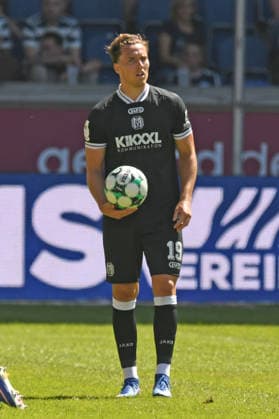 Luis Sprekelmeyer, SV Meppen 1912, 19, looks perplexed GER, MSV Duisburg vs. SV Meppen 1912, Soccer, 3rd Division, Matchday 1, 2026–2027 Season, August 8, 2026 DFL DFB regulations prohibit any use of photographs as image sequences and or quasi-video GER, MSV Duisburg vs. SV Meppen 1912, soccer, 3. Liga, Matchday 1, 2026–2027 season, August 8, 2026, Duisburg Copyright: xEibner-Pressefoto ThomasxThienelx EP_TTL