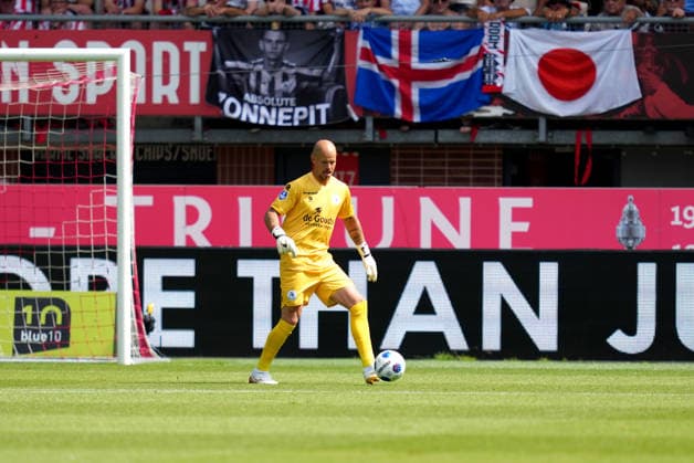 Eredivisie: Sparta Rotterdam v Feyenoord Rotterdam Rotterdam - Goalkeeper Filip Bednarek of Sparta Rotterdam during the first competition round of the 2026 2027 Eredivisie season. The match is set between Sparta Rotterdam and Feyenoord Rotterdam at Het Kasteel on 9 August 2026 in Rotterdam, The Netherlands. (Hero Images Danny de Groot) Copyright: xDannyxdexGrootx