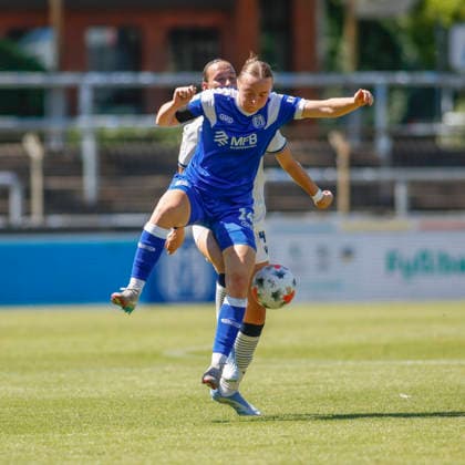 August 9, 2026, Hänsch Arena, Meppen, GER, Women s Bundesliga 2: SV Meppen vs. TSG Hoffenheim II, Bente Marie Bode SV Meppen 14 DFL REGULATIONS PROHIBIT ANY USE OF PHOTOGRAPHS AS IMAGE SEQUENCES AND OR QUASI-VIDEO Meppen, Lower Saxony, Hänsch Arena