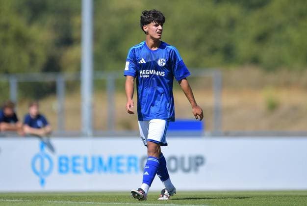 Schalke 04 U19 vs. MSV Duisburg U19 ** FOR EDITORIAL PURPOSES ONLY ** EDITORIAL USE ONLY ** p Soccer U19 DFB Youth League Preliminary Round Group H Matchday 1 Schalke 04 U19 vs. MSV Duisburg U19 on August 9, 2026, at the Parkstadion in Gelsenkirchen Arian Güzel Schalke 04 U19 Germany North Rhine-Westphalia Gelsenkirchen Copyright ThorstenxTillmann Copyright: ThorstenxTillmann doc872zvcvdfoy11dup1b6t ,EDITORIAL USE ONLY Copyright: ThorstenxTillmann