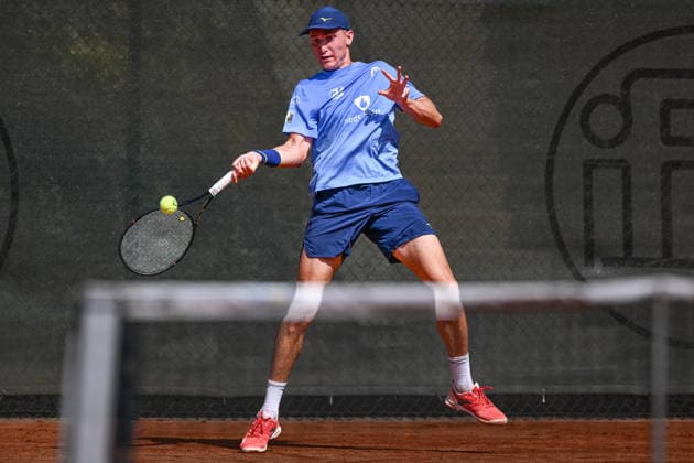 Marat Sharipov, RUS 09 08 2026 ¢ Tennis ¢ Men s 1st Bundesliga, TC Bredeney vs. Tennis Ewige Liebe BW Neuss, Tennis Club Bredeney, Essen, North Rhine-Westphalia, Germany Copyright: xpepphotox xHorstxMauelshagenx pep00321, pep_20260809_hm_396991