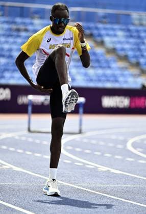 Belgian athlete Isaac Kimeli pictured during a training session in preparation of the European Athletics Championships (August 10ï¿½18), in Birmingham, United Kingdom, on Sunday 09 August 2026. ERICxLALMAND  x183012404x
