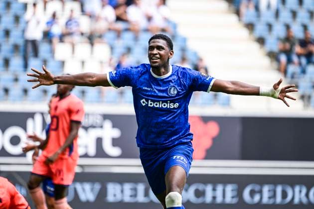 KAA Gent v KV Mechelen - Jupiler Pro League GENT, BELGIUM - AUGUST 09 : Vergara Josue forward of KAA Gent celebrates after scoring during the Jupiler Pro League match between KAA Gent and KV Mechelen on August 9, 2026 in Gent, Belgium, 09 08 2026 Gent Belgium  Copyright: xTgox