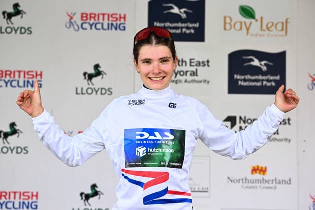 2026 Curlew Cup - 2026 British Cycling Lloyds Women s National Road Series Picture by Olly Hassell SWpix.com - 10 08 2026 - Cycling - 2026 British Cycling Lloyds Women™s National Road Series - 2026 Curlew Cup - Stamfordham, Northumberland, England - Morven Yeoman (DAS-Hutchinson) national series leader Stamfordham England Copyright: x xSWpix.comx(t axPhotographyxHubxLtd)xOllyxHassell SWpix.comx SWP-3030-17917
