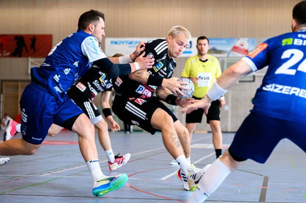 Altensteig SCup Match, 3rd Place: 26–27 HBW Balingen HC Erlangen Marek Nissen HC Erlangen Altensteig Eichwaldhalle Baden-Württemberg Germany