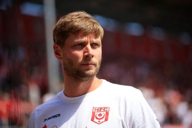 090826 Halle, Saale, Saxony-Anhalt; Sports; Soccer; Hallescher FC Halle (HFC); Northeast Regional League; 4th Division; Men s; 2026–2027 Season; Matchday 4; Hallescher FC vs. CFC Chemnitzer FC; Robert Schröder, Head Coach of Hallescher FC