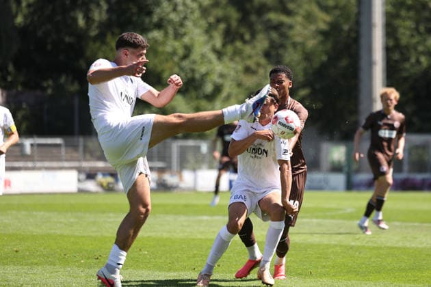 Soccer I Men s I 2026–2027 Season I Regionalliga Nord I Matchday 2 I FC St. Pauli II vs. Bremer SV I August 9, 2026 Denis Koldzic 4, Bremer SV Norderstedt Edmund Plambeck Stadium, Schleswig-Holstein, Germany Copyright: xLobeca RalfxHomburgx