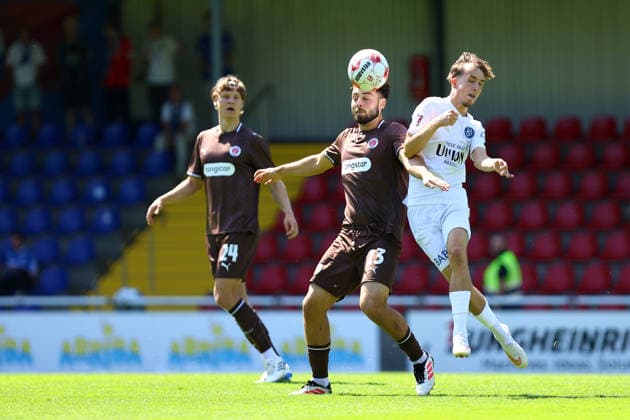 23 Ammon Moser, FC St. Pauli U23, 11 Bastian Redecker Bremer SV Men s Soccer I Regionalliga Nord I 2026–2027 Season I Matchday 2 I FC St. Pauli U23 vs. Bremer SV I August 9, 2026 I Edmund Plambeck Stadium