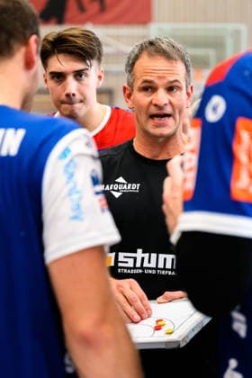 Altensteig SCup Match, 3rd Place, 26–27 HBW Balingen vs. HC Erlangen Coach Matthias Flohr HBW Balingen Altensteig Eichwaldhalle Baden-Württemberg Germany