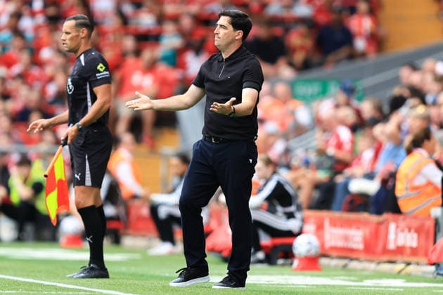 pre-season friendly: Liverpool v Monaco Liverpool manager Andoni Iraola during the pre-season friendly match Liverpool vs Monaco at Anfield, Liverpool, United Kingdom on 09 August 2026 (Photo by Jorge Horsted News Images) Liverpool Anfield Merseyside United Kingdom Copyright: xJorgexHorsted NewsxImagesx