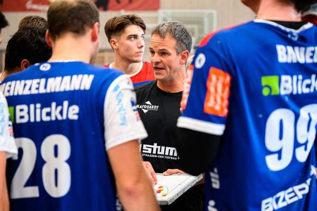 Altensteig SCup Match, 3rd Place, 26–27 HBW Balingen vs. HC Erlangen Coach Matthias Flohr HBW Balingen Altensteig Eichwaldhalle Baden-Württemberg Germany