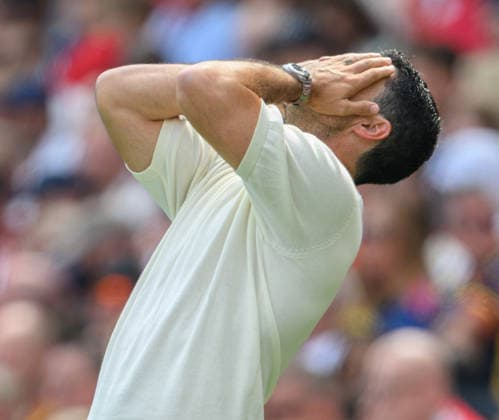 09 August 2026 - Arsenal v Borussia Dortmund - Emirates Stadium - London. Arsenal v Borussia Dortmund - Emirates Stadium - London. Arsenal Manager Mikel Arteta. Picture : Mark Pain LONDON England  Copyright: xMarkxPainx