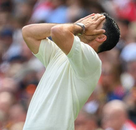 09 August 2026 - Arsenal v Borussia Dortmund - Emirates Stadium - London. Arsenal v Borussia Dortmund - Emirates Stadium - London. Arsenal Manager Mikel Arteta. Picture : Mark Pain LONDON England  Copyright: xMarkxPainx