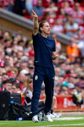Football - Pre-Season Friendly - Liverpool FC v AS Monaco LIVERPOOL, ENGLAND - Saturday, August 8, 2026: Monaco s head coach Filipe Luis during a pre-season friendly match between Liverpool FC and AS Monaco FC at Anfield. (Photo by David Rawcliffe Propaganda) LIVERPOOL Anfield MERSEYSIDE ENGLAND  Copyright: xDavidxRawcliffex P2026-08-09-Liverpool_Monaco-51