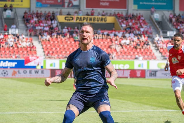 Jan Löhmannsröben CFC, 4, Hallescher FC vs. Chemnitzer FC, Soccer, Northeast Regional League, Matchday 4, 2026–27 Season, August 9, 2026, Halle Leuna Chemie Stadium, ST Deutschland