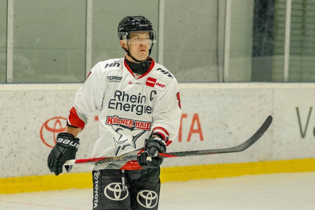 Moritz Mueller, Cologne Sharks, 91 in practice; Cologne Sharks public practice at the Haie Zentrum, Penny DEL, ice hockey, 2026–2027 season, August 9, 2026, Cologne Sharks public practice, Penny DEL, 2026–2027 season, August 9, 2026, Cologne Copyright: xEibner-Pressefoto ThomasxHaeslerx EP_THR