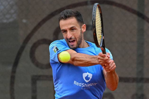 Javier Barranco Cosano ESP 08 09 2026 ¢ Tennis ¢ Men s 1st Bundesliga, TC Bredeney vs. Tennis Ewige Liebe BW Neuss, Tennis Club Bredeney, Essen, North Rhine-Westphalia, Germany Copyright: xpepphotox xHorstxMauelshagenx pep00321, pep_20260809_hm_397254