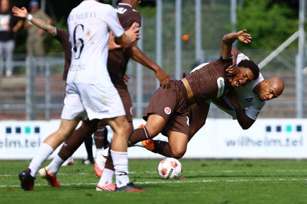20 Wissou Kaba, FC St. Pauli U23, 5 Anthony Nwachukwu Bremer SV Men s First Team I Regionalliga Nord I 2026–2027 Season I Matchday 2 I FC St. Pauli U23 vs. Bremer SV I August 9, 2026 I Edmund Plambeck Stadium