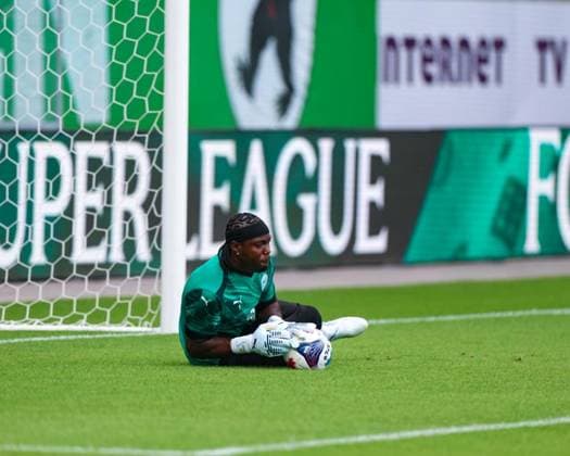 August 9, 2026, Soccer, Brack Super League 2026–27, Round 3, FC St. Gallen 1879 vs. FC Lucerne, Berit Sitter Stadium, St. Gallen, Switzerland; Lawrence Ati Zigi 1, FC St. Gallen 1879 warming up; Photo by Urs Ottiger