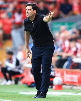 pre-season friendly: Liverpool v Monaco Liverpool manager Andoni Iraola during the pre-season friendly match Liverpool vs Monaco at Anfield, Liverpool, United Kingdom on 09 August 2026 (Photo by Jorge Horsted News Images) Liverpool Anfield Merseyside United Kingdom Copyright: xJorgexHorsted NewsxImagesx