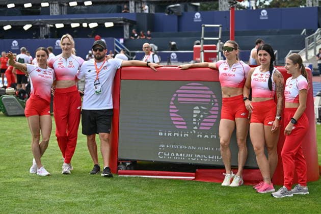 2026.08.09 Birmingham Lekkoatletyka Mistrzostwa Europy oficjalny trening N z Jagoda Mierzynska Wiktoria Gajosz trener Krzysztof Kotula Kryscina Cimanouska Magdalena Stefanowicz Malgorzata Pojeta Foto Michal Laudy PressFocus 2026.08.09 Birmingham Athletics European Athletics Championships official training Jagoda Mierzynska Wiktoria Gajosz coach Krzysztof Kotula Krystsina Tsimanouskaya Magdalena Stefanowicz Malgorzata Pojeta Credit: Michal Laudy PressFocus NEWSPIX.PL --- newspix.pl 