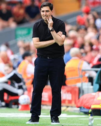 pre-season friendly: Liverpool v Monaco Liverpool manager Andoni Iraola during the pre-season friendly match Liverpool vs Monaco at Anfield, Liverpool, United Kingdom on 09 August 2026 (Photo by Jorge Horsted News Images) Liverpool Anfield Merseyside United Kingdom Copyright: xJorgexHorsted NewsxImagesx