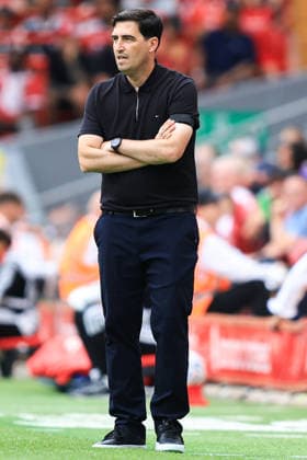 pre-season friendly: Liverpool v Monaco Liverpool manager Andoni Iraola during the pre-season friendly match Liverpool vs Monaco at Anfield, Liverpool, United Kingdom on 09 August 2026 (Photo by Jorge Horsted News Images) Liverpool Anfield Merseyside United Kingdom Copyright: xJorgexHorsted NewsxImagesx