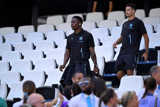 FOOTBALL : Olympique de Marseille VS Athletic Club Bilbao - 09 08 2026 Tochukwu Nnadi (OM) - Pre-season friendly between Olympique de Marseille and Athletic Club Bilbao on August 9, 2026 at the CEPAC Velodrome Stadium in Marseille. MarseilleFrance  Copyright: xWilliamxCannarellax