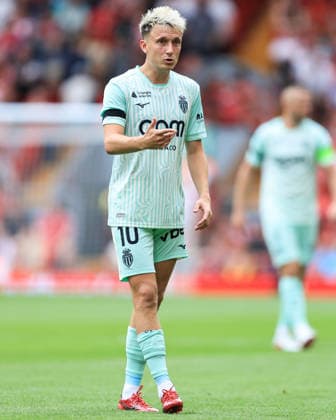 pre-season friendly: Liverpool v Monaco Aleksandr Golovin of Monaco during the pre-season friendly match Liverpool vs Monaco at Anfield, Liverpool, United Kingdom on 09 August 2026 (Photo by Jorge Horsted News Images) Liverpool Anfield Merseyside United Kingdom Copyright: xJorgexHorsted NewsxImagesx
