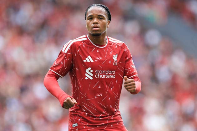 pre-season friendly: Liverpool v Monaco Rio Ngumoha of Liverpool during the pre-season friendly match Liverpool vs Monaco at Anfield, Liverpool, United Kingdom on 09 August 2026 (Photo by Jorge Horsted News Images) Liverpool Anfield Merseyside United Kingdom Copyright: xJorgexHorsted NewsxImagesx