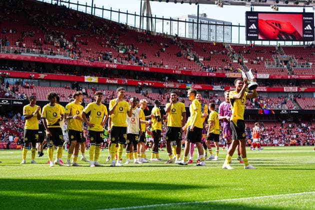 Borussia Dortmund at the Emirates Cup (GER), Arsenal FC vs. Borussia Dortmund, Soccer, Emirates Cup 2026, 2026–2027 Season, August 9, 2026 (GER), Arsenal FC vs. Borussia Dortmund, Soccer, Friendly Match, 2026–2027 Season, August 9, 2026, London Copyright: xEibner-Pressefoto MarcelxvonxFehrnx EP_MFN_P