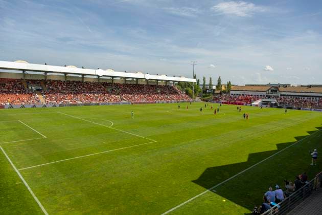 August 9, 2026, Google Pixel Women s Bundesliga Friendly: FC Bayern Women vs. Paris FC, at Sportpark Unterhaching; FC Bayern Women s first home game at their new stadium