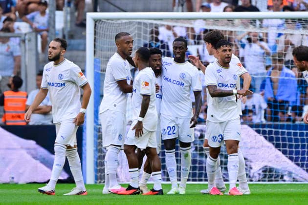FOOTBALL : Olympique de Marseille VS Athletic Club Bilbao - 09 08 2026 Joy OM - But Angel Gomes - Pre-season friendly between Olympique de Marseille and Athletic Club Bilbao on August 9, 2026 at the CEPAC Velodrome Stadium in Marseille. MarseilleFrance  Copyright: xWilliamxCannarellax