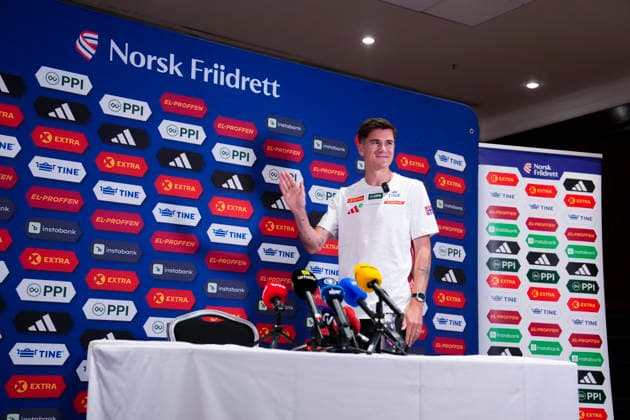 2026 European Athletics Outdoor Championships, Birmingham, England, August 9, 2026: Jakob Ingebrigtsen during Sunday’s press conference at the Norwegian team’s hotel in Birmingham, ahead of the European Athletics Championships. The championships begin on Monday. Photo: Beate Oma Dahle, NTB, Birmingham, England. EDITORIAL USE ONLY. RESTRICTED USE FOR BETTING COMPANIES.  Copyright: xBeatexOmaxDahlex xNTBx