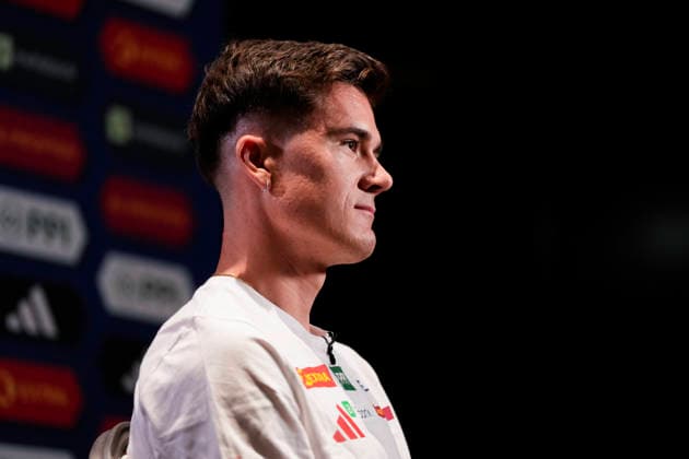 2026 European Athletics Outdoor Championships, Birmingham, England, August 9, 2026: Jakob Ingebrigtsen during Sunday’s press conference at the Norwegian team’s hotel in Birmingham, ahead of the European Athletics Championships. The championships begin on Monday. Photo: Beate Oma Dahle, NTB, Birmingham, England. EDITORIAL USE ONLY. RESTRICTED USE FOR BETTING COMPANIES.  Copyright: xBeatexOmaxDahlex xNTBx