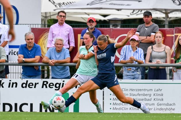 August 9, 2026, Soccer, Women s Bundesliga 2, 2026–2027, Matchday 2, SC Sand vs. SG 99 Andernach: Ina Keller, wearing a mint-colored jersey, makes her first start