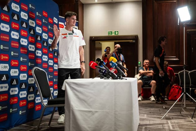 August 9, 2026: Jakob Asserson Ingebrigtsen of the Norwegian national track and field team at a press event ahead of the 2026 European Athletics Championships on August 9, 2026 in Birmingham. Photo by Mathias Bergeld, BILDBYRAN, code MB MB1396. athletics, friidrett, friidrotts EM, 2026 European Athletics Championships, press conference, event, meeting, 1, BBeng, Norway, Norge Copyright: MATHIASxBERGELD BB260809MB001